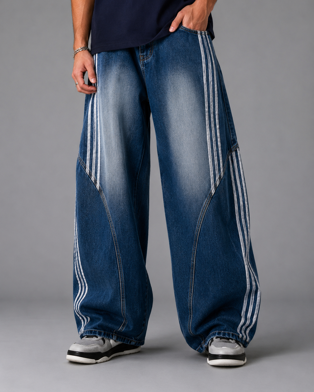 Offset Denim Jeans (Unisex)