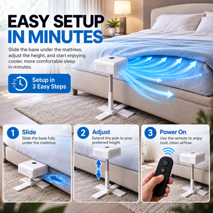 SleepBreeze™ Bed Cooling Fan