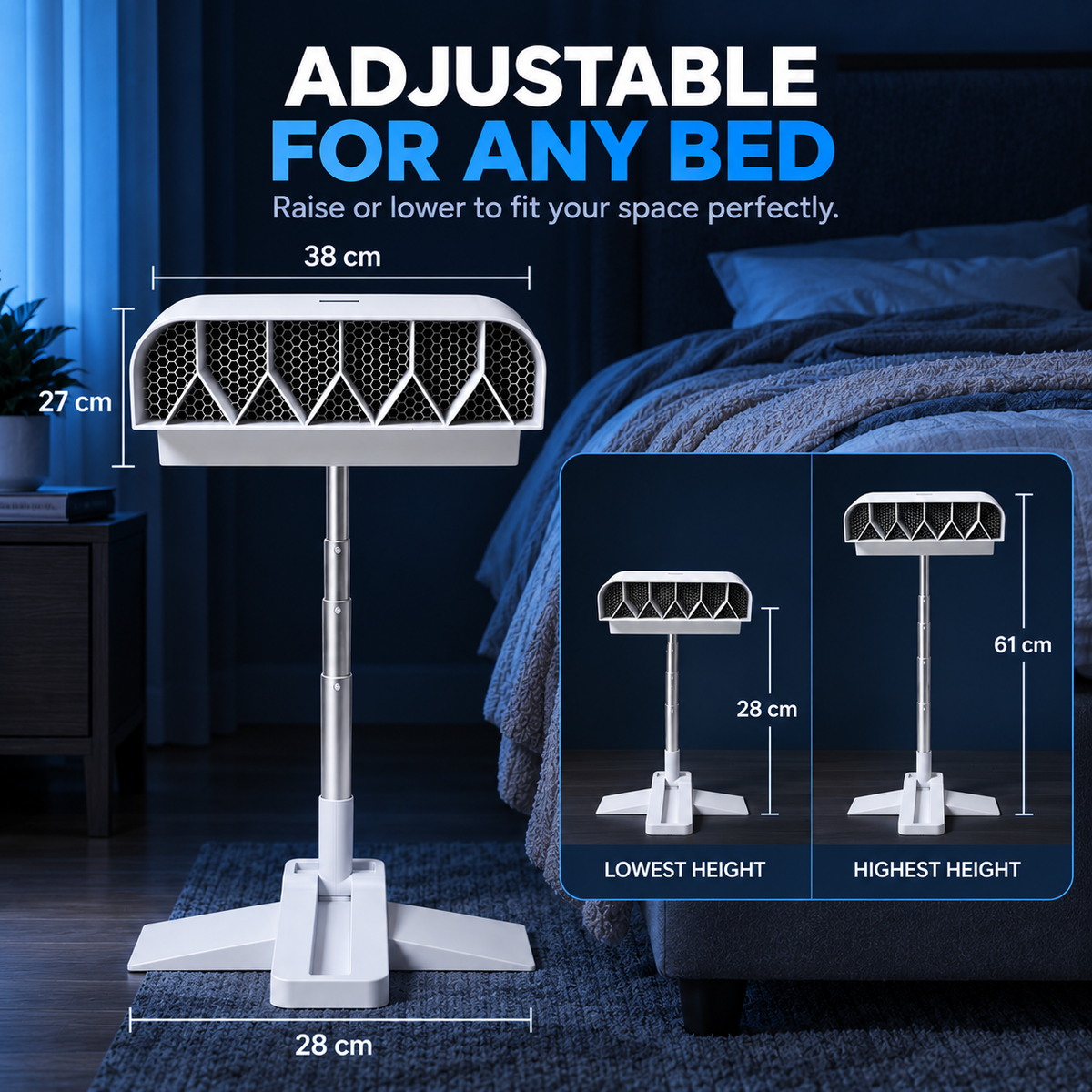SleepBreeze™ Bed Cooling Fan