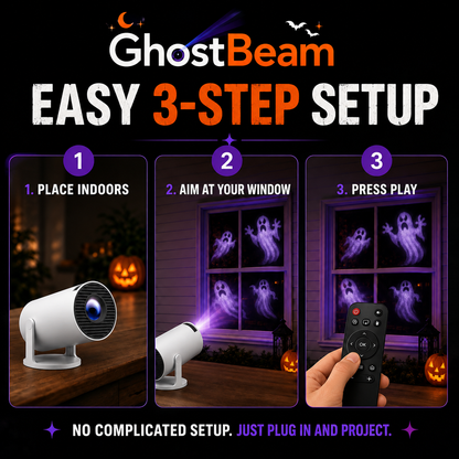 GhostBeam™ Halloween Window Projector